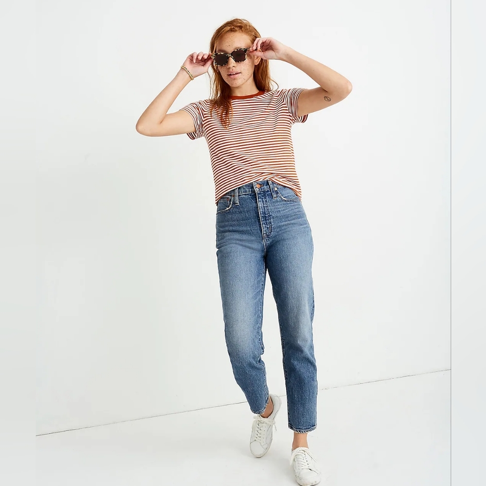 Madewell Classic straight high waisted jeans